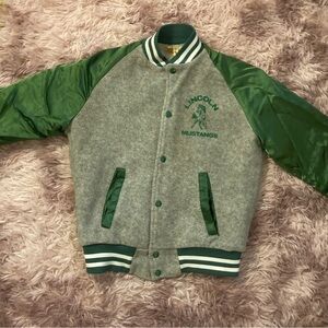 Vintage Women’s Mustangs Varsity Bomber Jacket Size Small